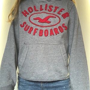 Grey Holister hoodie
